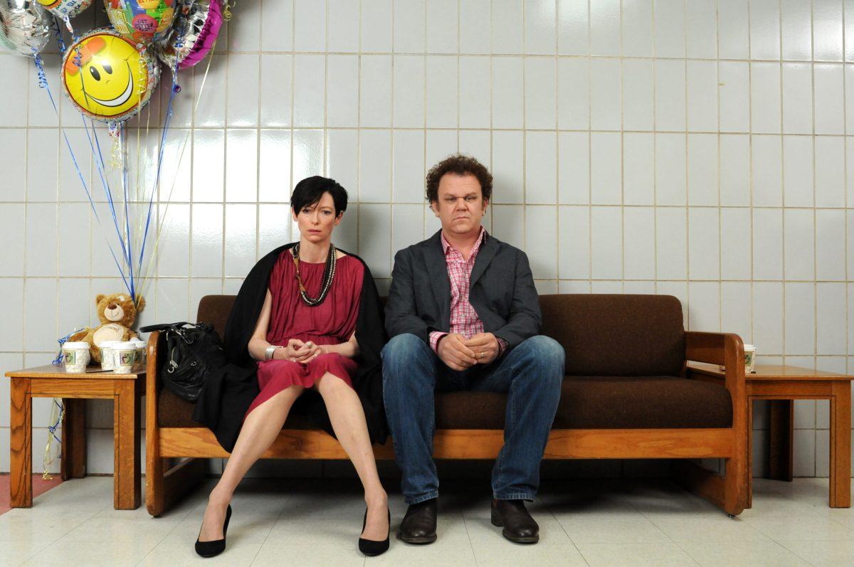 Tilda Swinton and John C. Reilly in We Need to Talk About Kevin