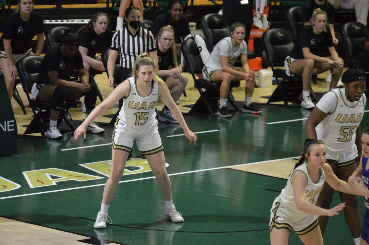 Lindsey Dullard managed a double-double in her first career start