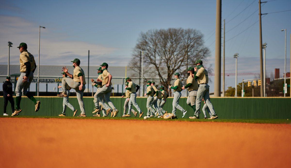 The UAB baseball team at practice | Dawson Martin