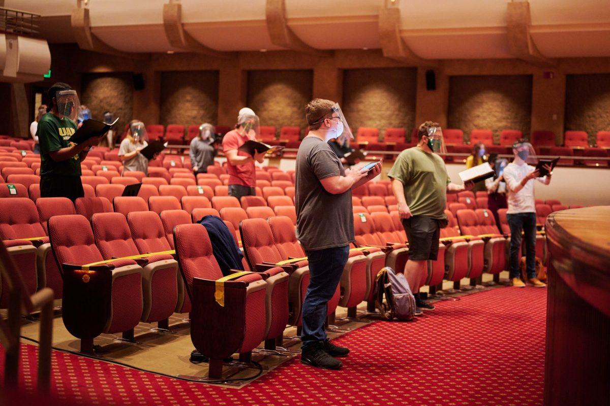 Photo Set: UAB Concert Choir holds practices while social distancing