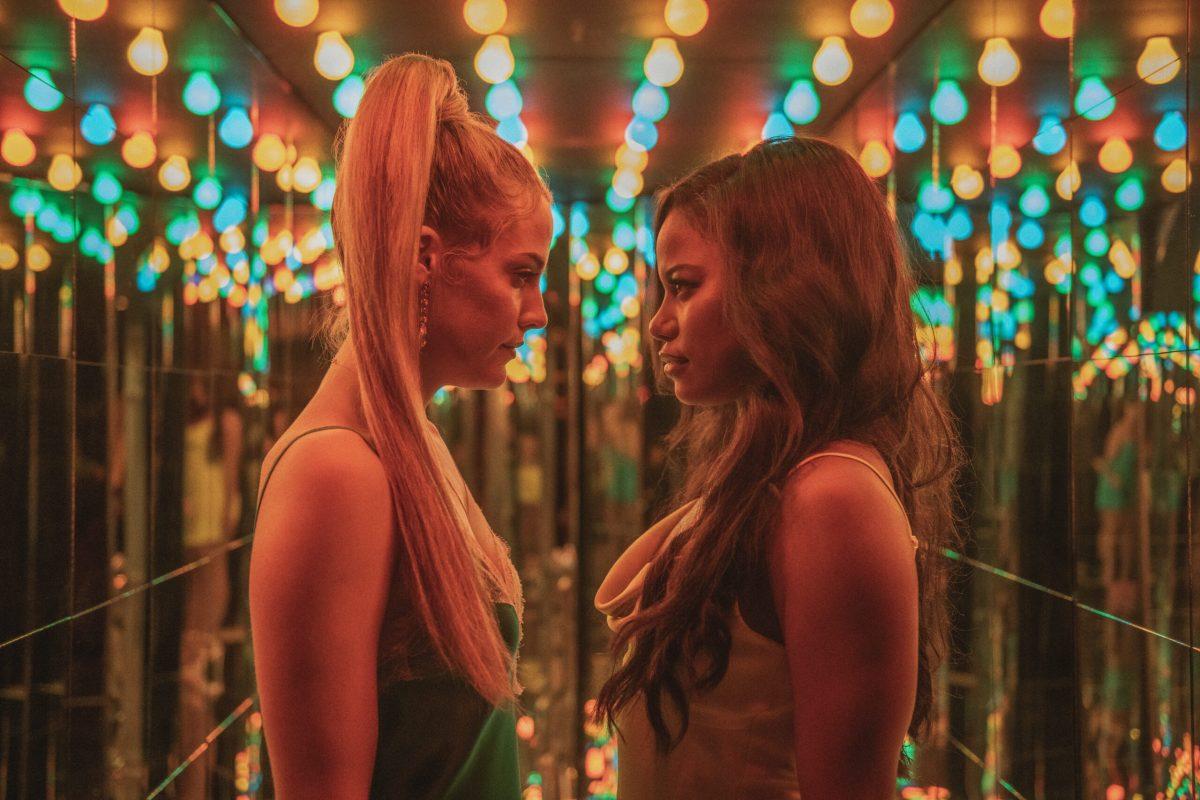 Riley Keough (left) stars as "Stefani" and Taylour Paige (right) stars as "Zola" | Photo by Anna Kooris, Courtesy of A24 Films