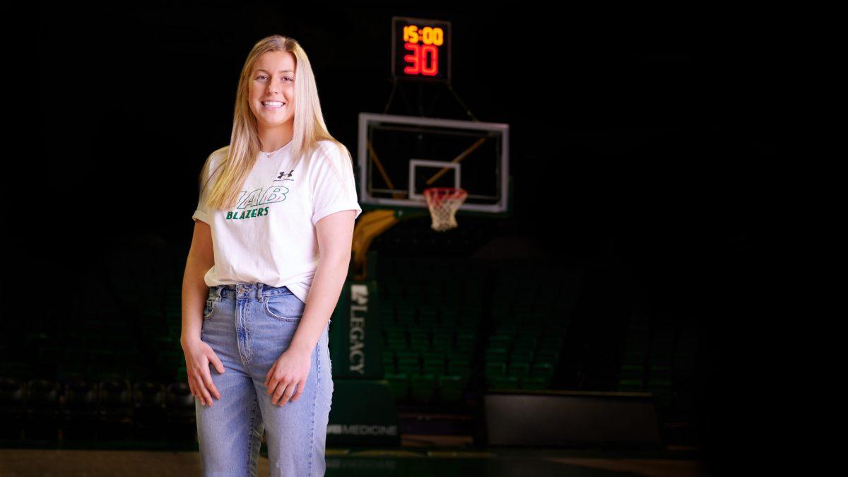 Emily Klaczek makes waves on and off the court | Photo by Dawson Martin
