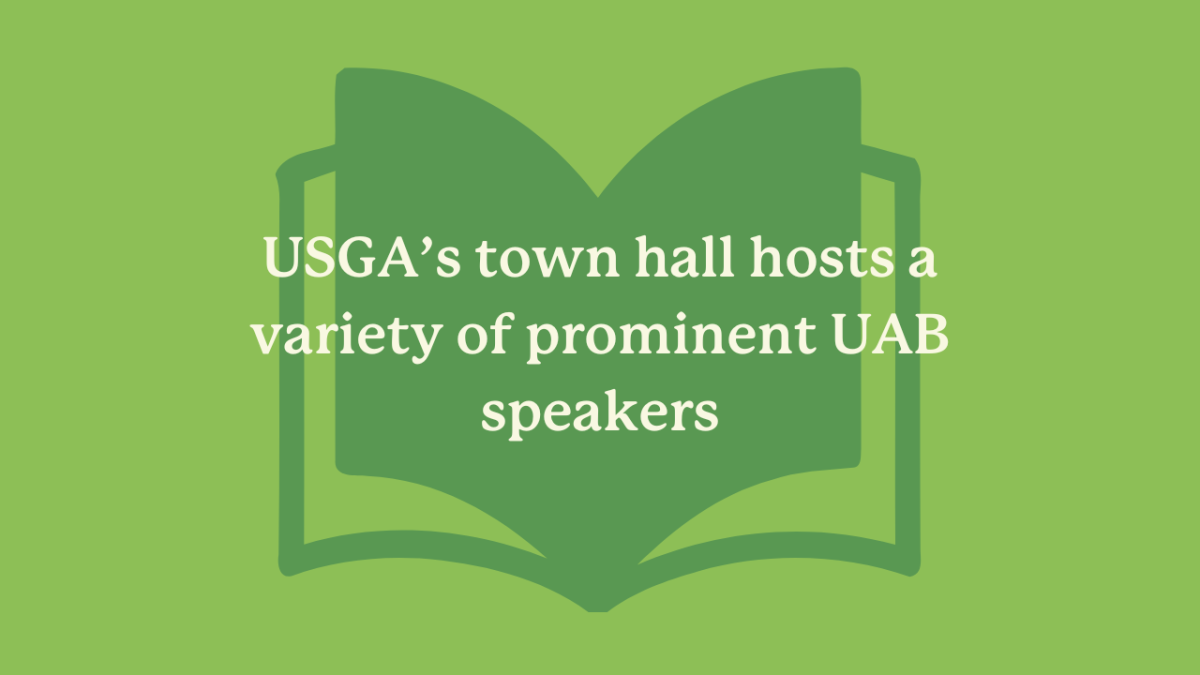 USGA's town hall hosts a variety of prominent UAB speakers