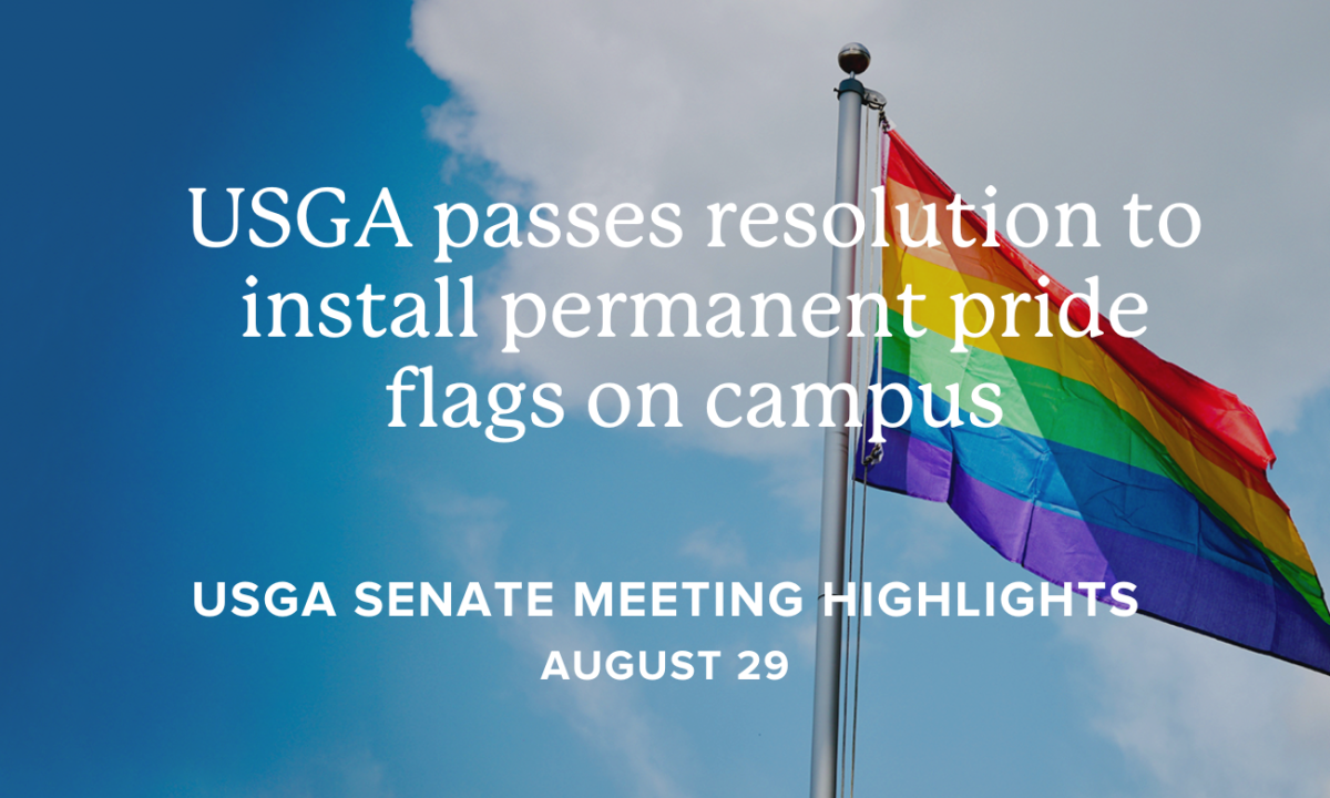 USGA passes resolution to install permanent pride flags on campus
