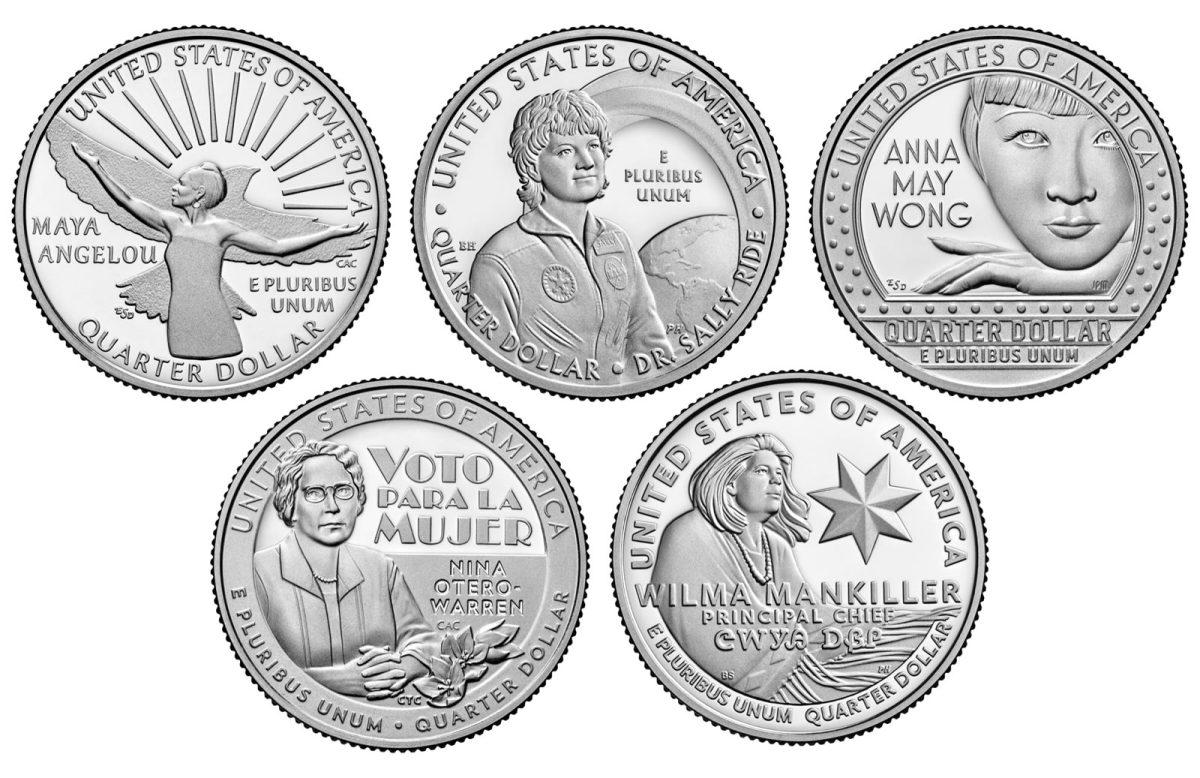 American Women Quarters (Photo/U.S. Mint images)