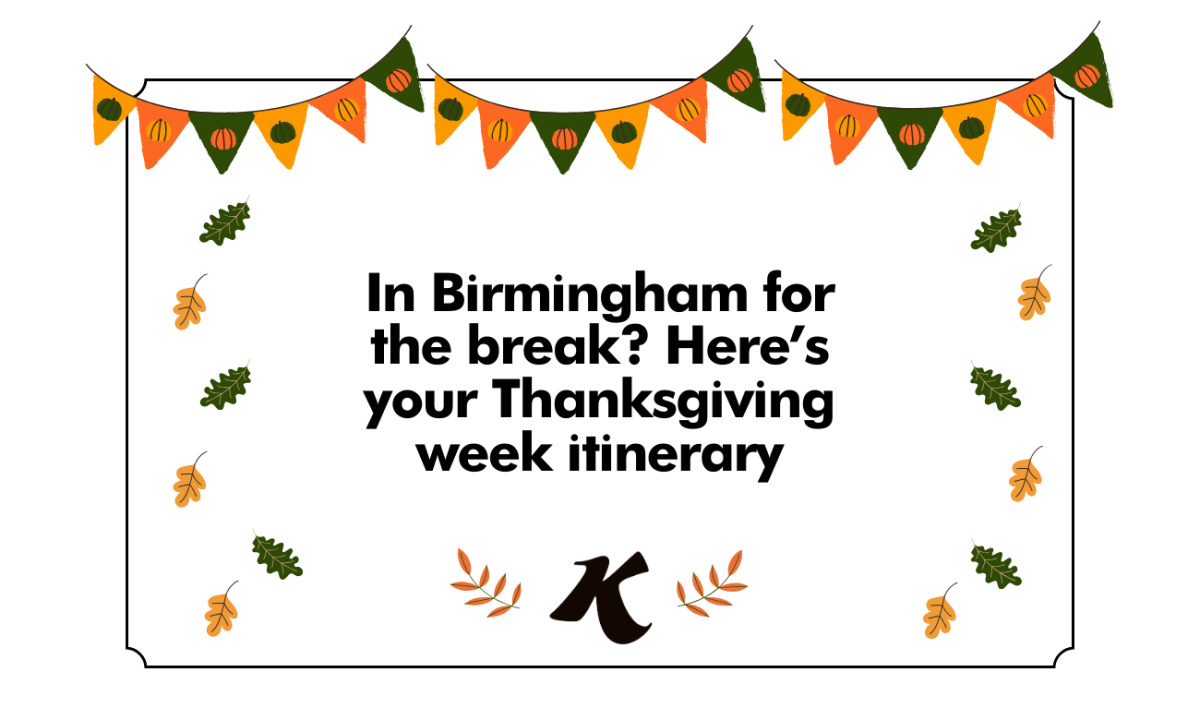 In Birmingham for the break? Here’s your Thanksgiving week itinerary