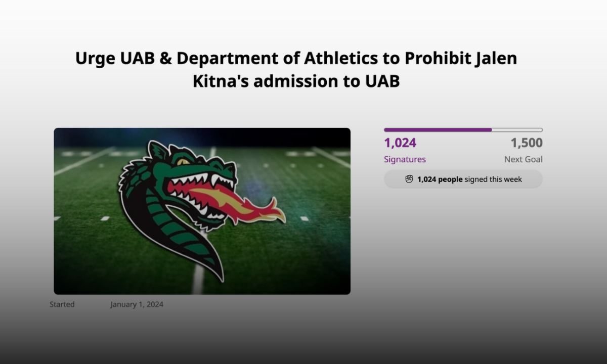 Students and alumni petition to prohibit Jalen Kitna from playing for UAB