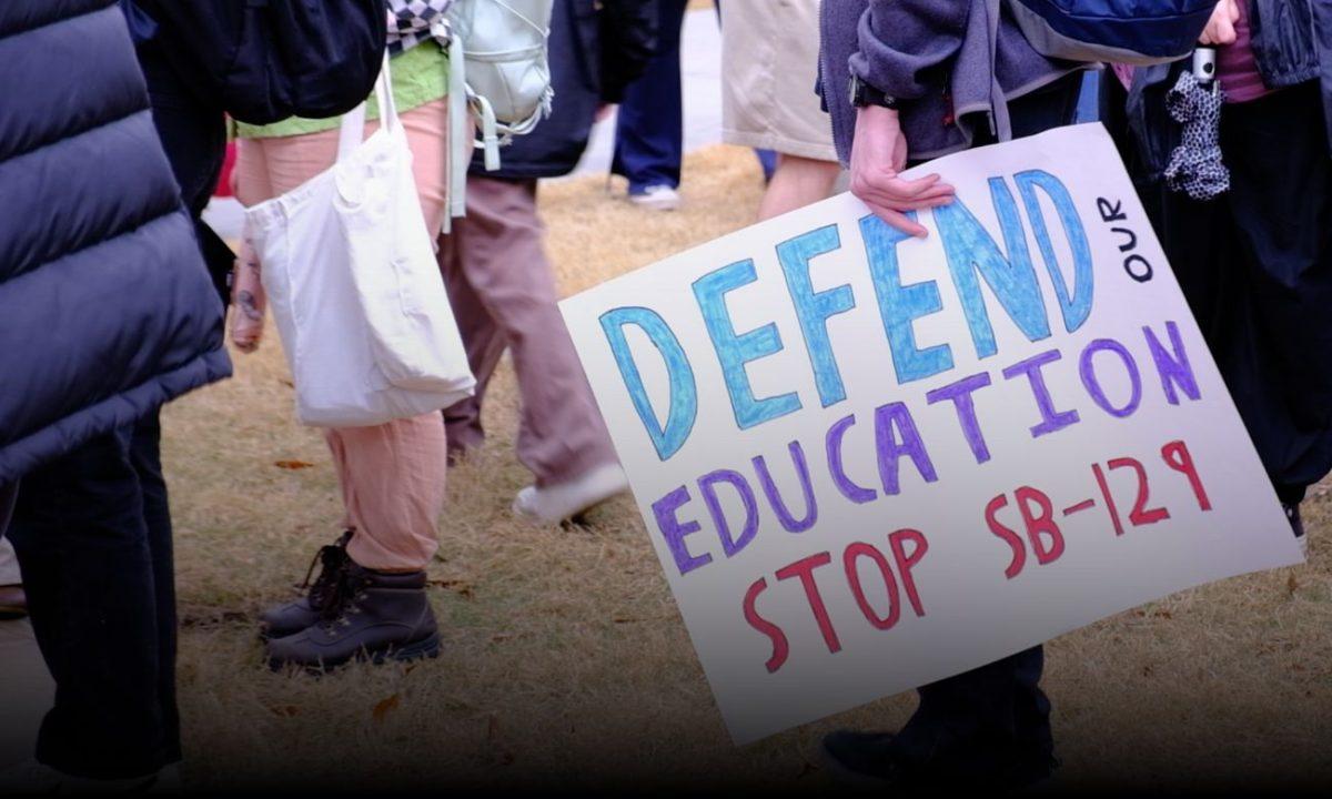 Students protest Alabama Senate Bill 129