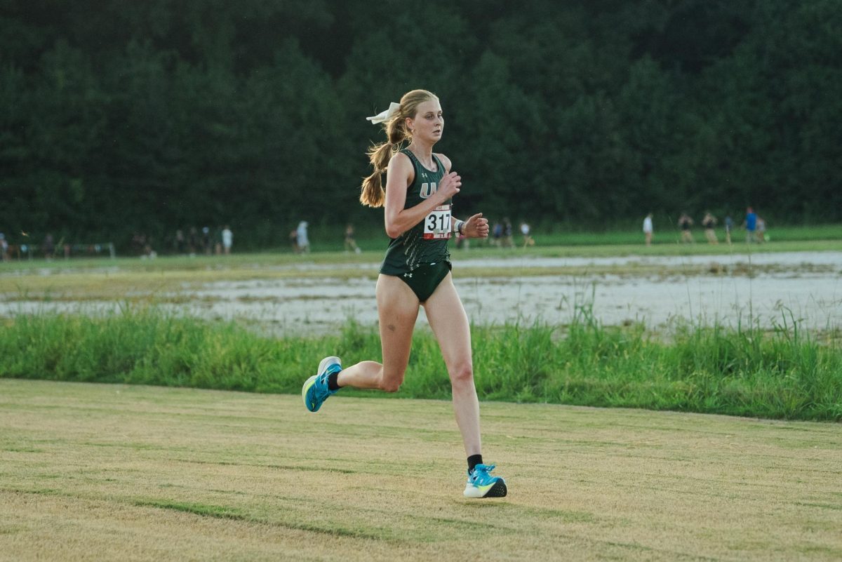 Katie Keur competing at Foothills Invitational. (Photo courtesy of UAB Athletics)